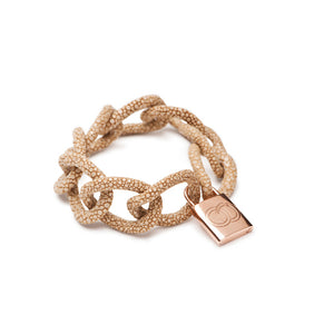 Round Twist Chain Bracelet - Stingray - Charmed Circle