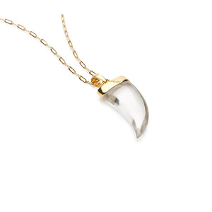 Semi Precious Horn Pendant - Charmed Circle