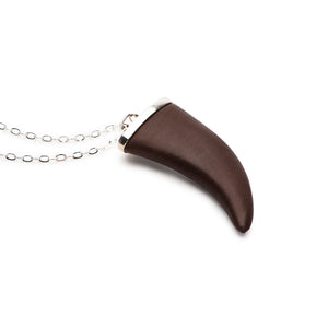Horn Pendant - Leather - Charmed Circle