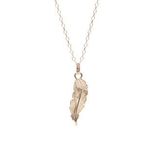 
            
                Load image into Gallery viewer, Mini Feather Charm - Charmed Circle
            
        