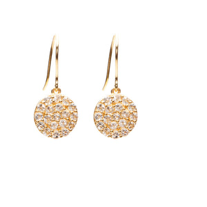 Mini Disc Earrings - Charmed Circle