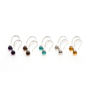Color Drop Earrings - Charmed Circle